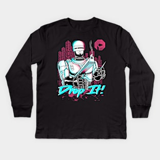 Drop It! Kids Long Sleeve T-Shirt